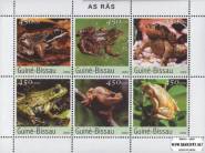 *Známky Guinea Bissau 2003 Žaby, nerazítkovaný hárček MNH - Kliknutím na obrázok zatvorte -